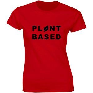 Half It Tops - Plant Based Vegan Vegetarian Environment T-shirt Half It Tops - Plant Based Vegan Vegetarian Environment T-shirt